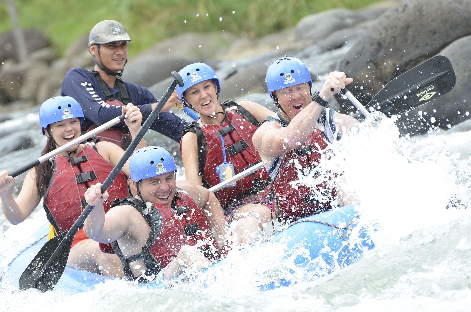 Class 3-4 White Water rafting on the Sarapiqui River